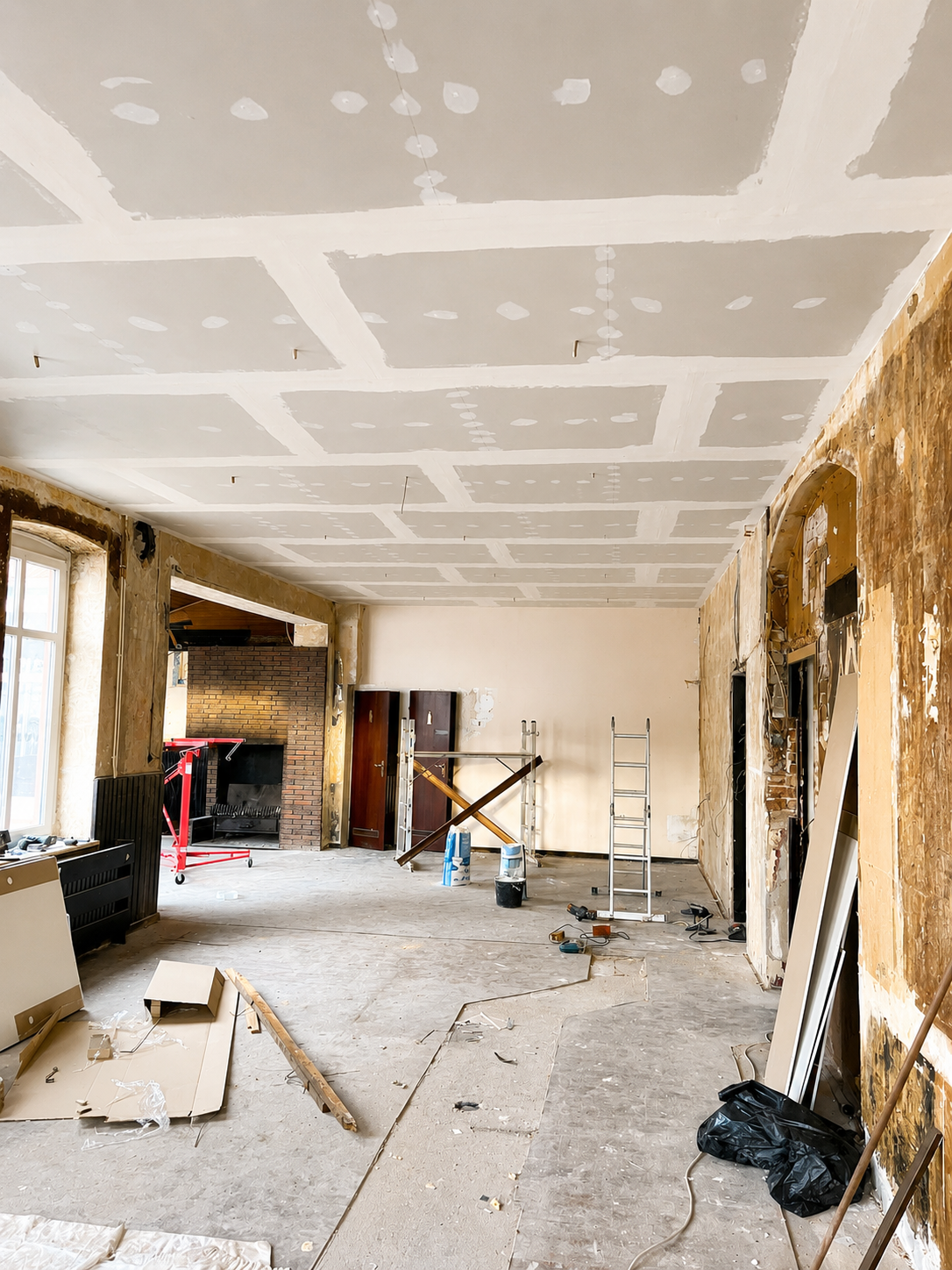 Entkernung und Trockenbau-Decke – Bremen
